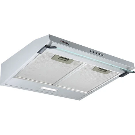 VIESTA VDU6080SR Hotte Aspirante Murale 60cm En Acier Inoxydable Avec éclairage LED - Classe énergétique C 2 VIESTA VDU6080SR Hotte Aspirante Murale 60cm En Acier Inoxydable Avec éclairage LED - Classe énergétique C – Image 2