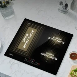 CIARRA CD4BFBIH Plaque De Cuisson Induction - 4 Foyers - Zone Modulable - 7200W - Boosters - Minuteur - Tactile - L 59cm -Bransch Magasin 35820844 3