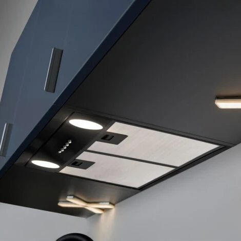 Hotte Cuisine Silverline Encastrable ALPHA Noir 60 Cm 2 Hotte Cuisine Silverline Encastrable ALPHA Noir 60 Cm – Image 2