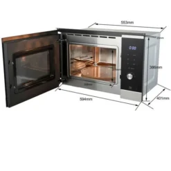 CONTINENTAL EDISON Micro Ondes Gril -CEMO25GINE - Inox Encastrable - Noir 5 CONTINENTAL EDISON Micro Ondes Gril -CEMO25GINE - Inox Encastrable - Noir -Bransch Magasin 36682989 3