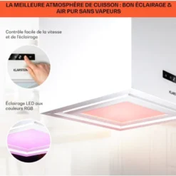 Kronleuchter Smart Hotte Aspirante îlot 595m³ / H Panneau LED Contrôle Par Application -Bransch Magasin 39490890 4