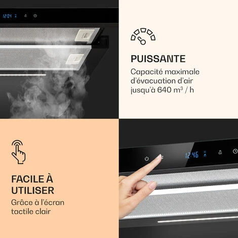 Mariana Neo 60 Capot Hotte Casquette 60 Cm 640 M³ / H D'extraction D'air LED 4 Mariana Neo 60 Capot Hotte Casquette 60 Cm 640 M³ / H D'extraction D'air LED – Image 4