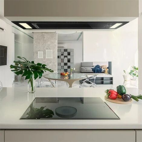 Remy Set Hotte Aspirante 90cm 230W 620 M³/h Noire + 2 Filtres Recyclag 2 Remy Set Hotte Aspirante 90cm 230W 620 M³/h Noire + 2 Filtres Recyclag – Image 2