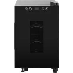 Cave À Vin Frigo Boissons Petit Réfrigérateur Minibar 17L Boitier Acier Noir -Bransch Magasin 47477812 5