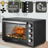 Nova 60 L Four électrique Avec 6 Modes De Cuisson Avec Poêle à Pâtisserie Et Grill
