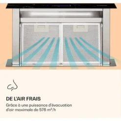 Hotte Aspirante Royal Flush Eco 60 cm 576 m³/h A+ -Bransch Magasin 53056807 4