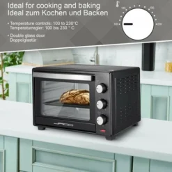Nova Four électrique De 30 L Avec 6 Modes De Cuisson Avec Poêle à Pâtisserie Et Grill 7 Nova Four électrique De 30 L Avec 6 Modes De Cuisson Avec Poêle à Pâtisserie Et Grill -Bransch Magasin 53670016 3