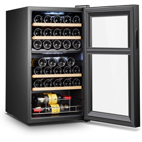 Cave à Vin 33 Bouteilles Double Zone - Livoo - Gs146 3 Cave à Vin 33 Bouteilles Double Zone - Livoo - Gs146 – Image 3