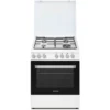 Cuisinière Gaz 63l 4 Feux Blanc - Rosieres - Rgg663csw/e