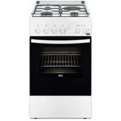 Cuisinière Vitrocéramique FAURE - 4 Foyers - Four 60L - FCM54041WA