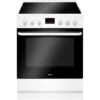 Cuisinière Vitrocéramique A 65l 4 Feux Blanc - Amica - Acv6005b
