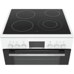 Cuisinière Vitrocéramique 66l 4 Feux Blanc - Bosch - Hkr39i120 8 Cuisinière Vitrocéramique 66l 4 Feux Blanc - Bosch - Hkr39i120 -Bransch Magasin 57122317 4