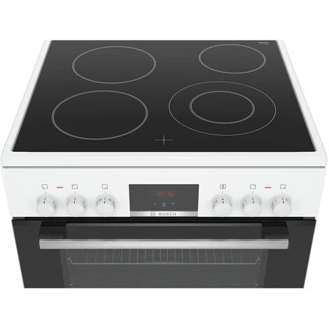 Cuisinière Vitrocéramique 66l 4 Feux Blanc - Bosch - Hkr39i120 4 Cuisinière Vitrocéramique 66l 4 Feux Blanc - Bosch - Hkr39i120 – Image 4