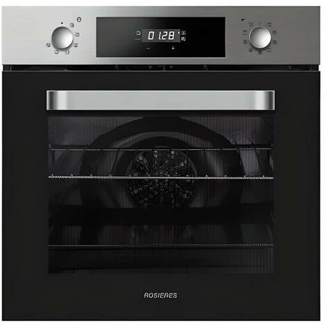 ROSIERES RFN5871IN - Four Encastrable Pyrolyse - Chaleur Pulsée - 70 L - Porte Froide - Classe A 1 ROSIERES RFN5871IN - Four Encastrable Pyrolyse - Chaleur Pulsée - 70 L - Porte Froide - Classe A