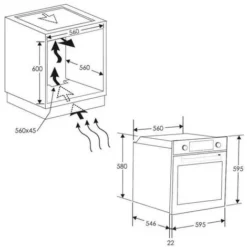 ROSIERES RFN5871IN - Four Encastrable Pyrolyse - Chaleur Pulsée - 70 L - Porte Froide - Classe A 9 ROSIERES RFN5871IN - Four Encastrable Pyrolyse - Chaleur Pulsée - 70 L - Porte Froide - Classe A -Bransch Magasin 57917771 5