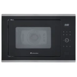Micro-ondes Combiné Encastrable CONTINENTAL EDISON CEMO34CEB2 Noir Et Inox L59,5 X H38,8 X P46,8 Cm 34L Grill Et Convection