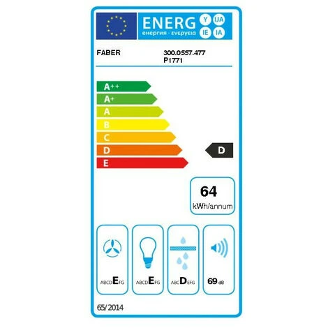 Hotte Visière 290m³/h FABER 59.8cm, 5605229 2 Hotte Visière 290m³/h FABER 59.8cm, 5605229 – Image 2