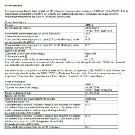 Cuisinière Gaz AMICA ACME2005X 2 Cuisinière Gaz AMICA ACME2005X – Image 2