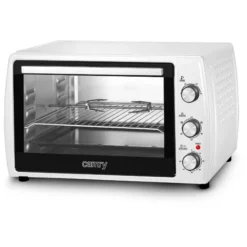 Camry CR 6008 Four électrique à Convection 63 Litres Grand Modèle, Acier Inoxydable, Minuterie 3000W Blanc -Bransch Magasin 58521860 3