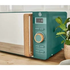 SWAN SM22036GRENEU Micro-ondes Digital 20L Design Moderne Nordic 800W Vert -Bransch Magasin 58535144 3