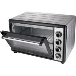 Camry CR 111 Four électrique à Convection 45L Avec Rôtissoire à Poulet Rotative Minuterie 2000W Argent -Bransch Magasin 58536140 4