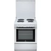 INDESIT-I6E6C1AE(W)/FR - Cuisiniere Electrique - 4 Zones - 7000W - Four Multifonctions Catalyse - 59L - A - 60x60cm -Blanc