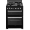 LA GERMANIA SM61DFN Cuisiniere 2 Fours Noire