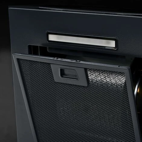 Nova Capuche En Aspirant Avec Mur En Acier Inoxydable Et Verre Noir De 756 M³ / H Dans Différentes Tailles Taille : 60 Cm 2 Nova Capuche En Aspirant Avec Mur En Acier Inoxydable Et Verre Noir De 756 M³ / H Dans Différentes Tailles Taille : 60 Cm – Image 2