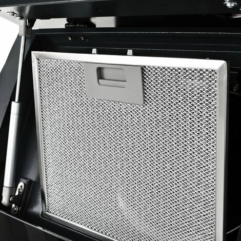 Nova Capuche En Aspirant Avec Mur En Acier Inoxydable 756 M³ / H Noir Différentes Tailles Taille : 90 Cm 3 Nova Capuche En Aspirant Avec Mur En Acier Inoxydable 756 M³ / H Noir Différentes Tailles Taille : 90 Cm – Image 3