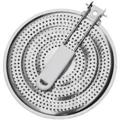 Diffuseur De Chaleur En Acier Inoxydable 21 Cm Pour Plaque De Cuisson Au Gaz Uniquement——VEBTles
