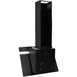 Hotte Murale 60 Cm Acier Et Verre Trempé Noir VidaXL 9 Hotte Murale 60 Cm Acier Et Verre Trempé Noir VidaXL -Bransch Magasin 60881627 5