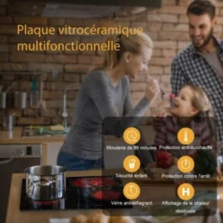 Table De Cuisson Vitrocéramique Encastrable, électrique Plaque De Cuisson 60cm, 6600W, 4 Foyers Gasland Chef CH604BF 7 Table De Cuisson Vitrocéramique Encastrable, électrique Plaque De Cuisson 60cm, 6600W, 4 Foyers Gasland Chef CH604BF -Bransch Magasin 61062924 3