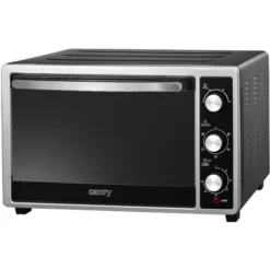 Camry CR 6018 Four Électrique à Convection 35L Rôtissoire Poulet, Minuterie 5 Modes Chauffage 2200W Noir