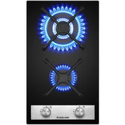 Plaque De Cuisson à Gaz 2 Foyers, 30cm, Encastrable, Gaz Naturel/GPL Gasland Chef GH30BF