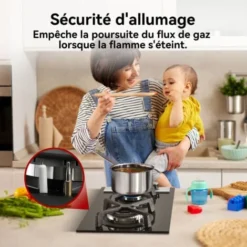 Plaque De Cuisson à Gaz 2 Foyers, 30cm, Encastrable, Gaz Naturel/GPL Gasland Chef GH30BF -Bransch Magasin 61088661 3