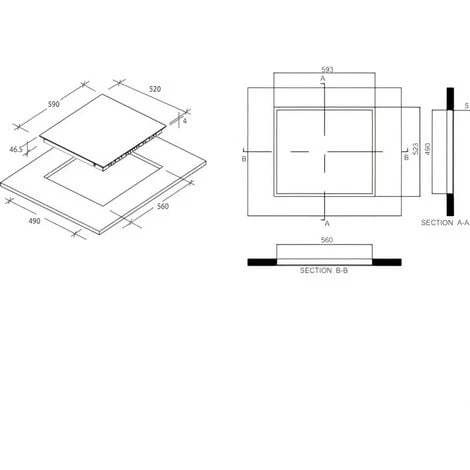 CANDY CH63CT - Plaque De Cuisson Vitrocéramique - 5500W - 3 Foyers - Noir 2 CANDY CH63CT - Plaque De Cuisson Vitrocéramique - 5500W - 3 Foyers - Noir – Image 2