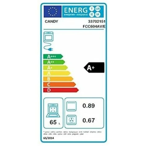 Candy Classic FCC604AV/E, Four Multifonction, 65L, Ventilateur De Refroidissement, 8 Fonctions, Horloge Analogique Et Commandes Anciennes, Porte En Verre Double, Classe A+, Ivoire Et Or 2 Candy Classic FCC604AV/E, Four Multifonction, 65L, Ventilateur De Refroidissement, 8 Fonctions, Horloge Analogique Et Commandes Anciennes, Porte En Verre Double, Classe A+, Ivoire Et Or – Image 2