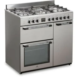 Cuisiniere Piano Gaz 3 Fours électriques CONTINENTAL EDISON CECP903FIX 5 Feux - Inox - Largeur 90 Cm -Bransch Magasin 65615745 3