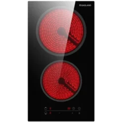 Table De Cuisson, Gasland Chef CH30BF Vitrocéramique 2 Foyer 3000W- Plaques (Intégré, Verre-céramique, Noir, Toucher, Devant)