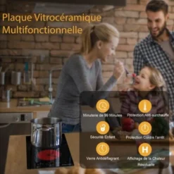 Table De Cuisson, Gasland Chef CH30BF Vitrocéramique 2 Foyer 3000W- Plaques (Intégré, Verre-céramique, Noir, Toucher, Devant) 7 Table De Cuisson, Gasland Chef CH30BF Vitrocéramique 2 Foyer 3000W- Plaques (Intégré, Verre-céramique, Noir, Toucher, Devant) -Bransch Magasin 66026254 3