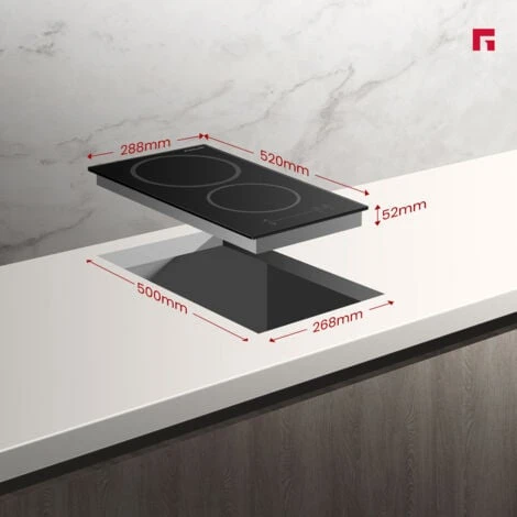 Table De Cuisson, Gasland Chef CH30BF Vitrocéramique 2 Foyer 3000W- Plaques (Intégré, Verre-céramique, Noir, Toucher, Devant) 5 Table De Cuisson, Gasland Chef CH30BF Vitrocéramique 2 Foyer 3000W- Plaques (Intégré, Verre-céramique, Noir, Toucher, Devant) – Image 5