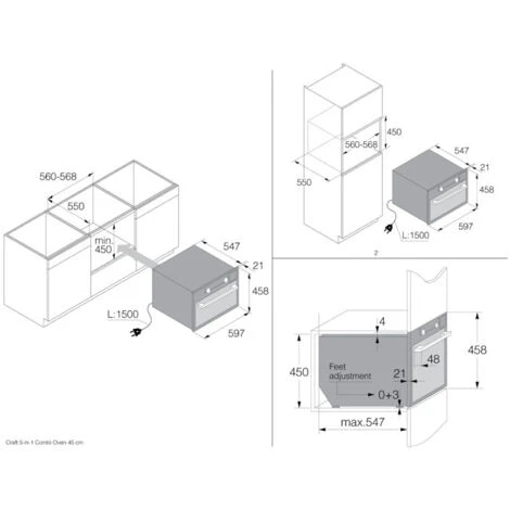 Fours Encastrables Convection Naturelle 50L ASKO 59.5cm, 4821580 5 Fours Encastrables Convection Naturelle 50L ASKO 59.5cm, 4821580 – Image 5