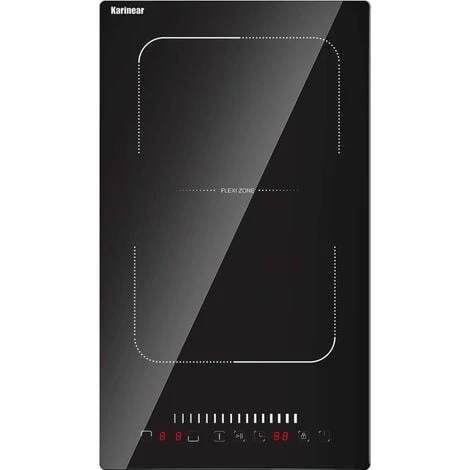 Plaque à Induction, Karinear Plaque De Cuisson 2 Foyer, Table De Cuisson électrique Encastrable, 3500 W, Verre Noir 1 Plaque à Induction, Karinear Plaque De Cuisson 2 Foyer, Table De Cuisson électrique Encastrable, 3500 W, Verre Noir