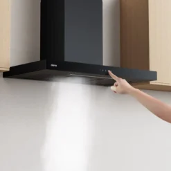 CIARRA CD9102B Hotte Tactile 90cm 650m3/h 4 Vitesses Booster Eclairage Dimmable LED Affichage Noir 7 CIARRA CD9102B Hotte Tactile 90cm 650m3/h 4 Vitesses Booster Eclairage Dimmable LED Affichage Noir -Bransch Magasin 71207739 3