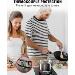 Hobsir Plaque Gaz 2 Feux, Plaque De Cuisson Gaz 30cm, Table De Cuisson Gaz Encastrable, Plaque Cuisson Gaz Convient Pour Le LPG Et Le NG, Avec Prise, Bouton De Commande, Facile à Nettoyer, Verre Noir 9 Hobsir Plaque Gaz 2 Feux, Plaque De Cuisson Gaz 30cm, Table De Cuisson Gaz Encastrable, Plaque Cuisson Gaz Convient Pour Le LPG Et Le NG, Avec Prise, Bouton De Commande, Facile à Nettoyer, Verre Noir -Bransch Magasin 71381798 5