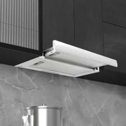 Hommoo Hotte Aspirante Incorporée 480 M³/h Aluminium Acier Inoxydable