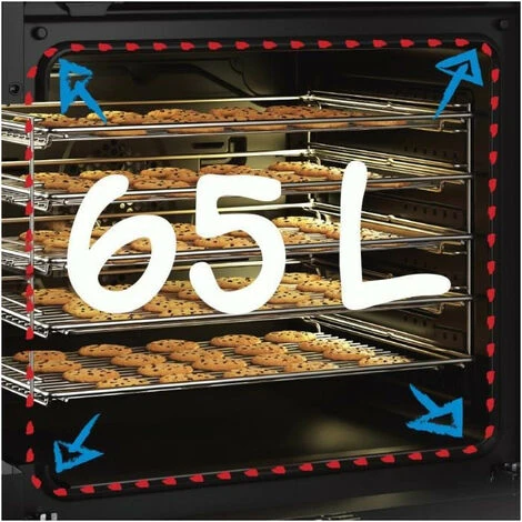 Cuisiniere Pose Libre BEKO FSS57100GAC - 4 Foyers Vitrocéramiques - Four Convection - 65 L - L 50 X H 85 Cm - Gris Anthracite 4 Cuisiniere Pose Libre BEKO FSS57100GAC - 4 Foyers Vitrocéramiques - Four Convection - 65 L - L 50 X H 85 Cm - Gris Anthracite – Image 4