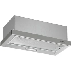 Jago® Hotte Aspirante - Extractible, Murale/Encastrable, 60 Cm, 2 Vitesses, 300 M³/h, Évacuation / Recirculation, LED, 2 Filtres à Graisses, Acier Inoxydable - Hotte De Cuisine Télescopique -Bransch Magasin 74549738 3