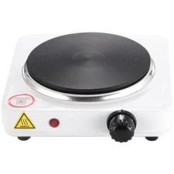 Jago® Plaque De Cuisson - Portable, 1000 W, Brûleur : Fonte, Ø 15.5 Cm, En Acier, Blanc - Plaque Chauffante Électrique, Réchaud, Table De Cuisson -Bransch Magasin 74549898 4