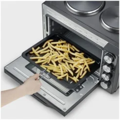 SEVERIN Mini-four Posable 30L 2500W Noir + 2 Plaques De Cuisson -Bransch Magasin 78300126 4